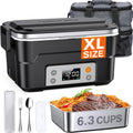 EAST OAK XL 6.3-Cup Cordless Electric Lunch Box for Adults - Heats