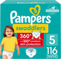 Pampers Swaddlers 360 Size 5 Pull On Diapers - Comfy Dry Fit