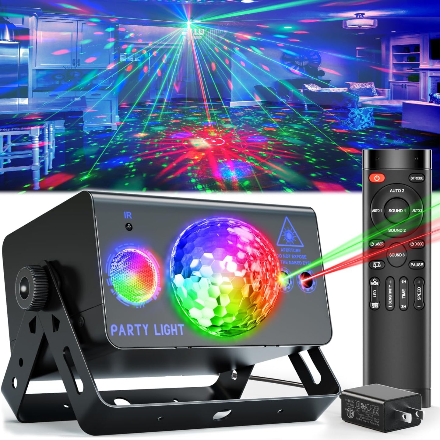 Party Lights Dj Disco Ball Light for Christmas and Parties