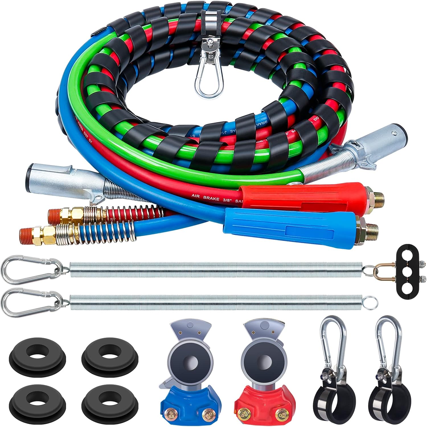 CheeMuii Semi Truck Air Lines Kit 12 FT for Heavy Duty Use
