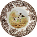 Spode Woodland Hunting Dogs Flat Coated Pointer Salad Plate - Classic