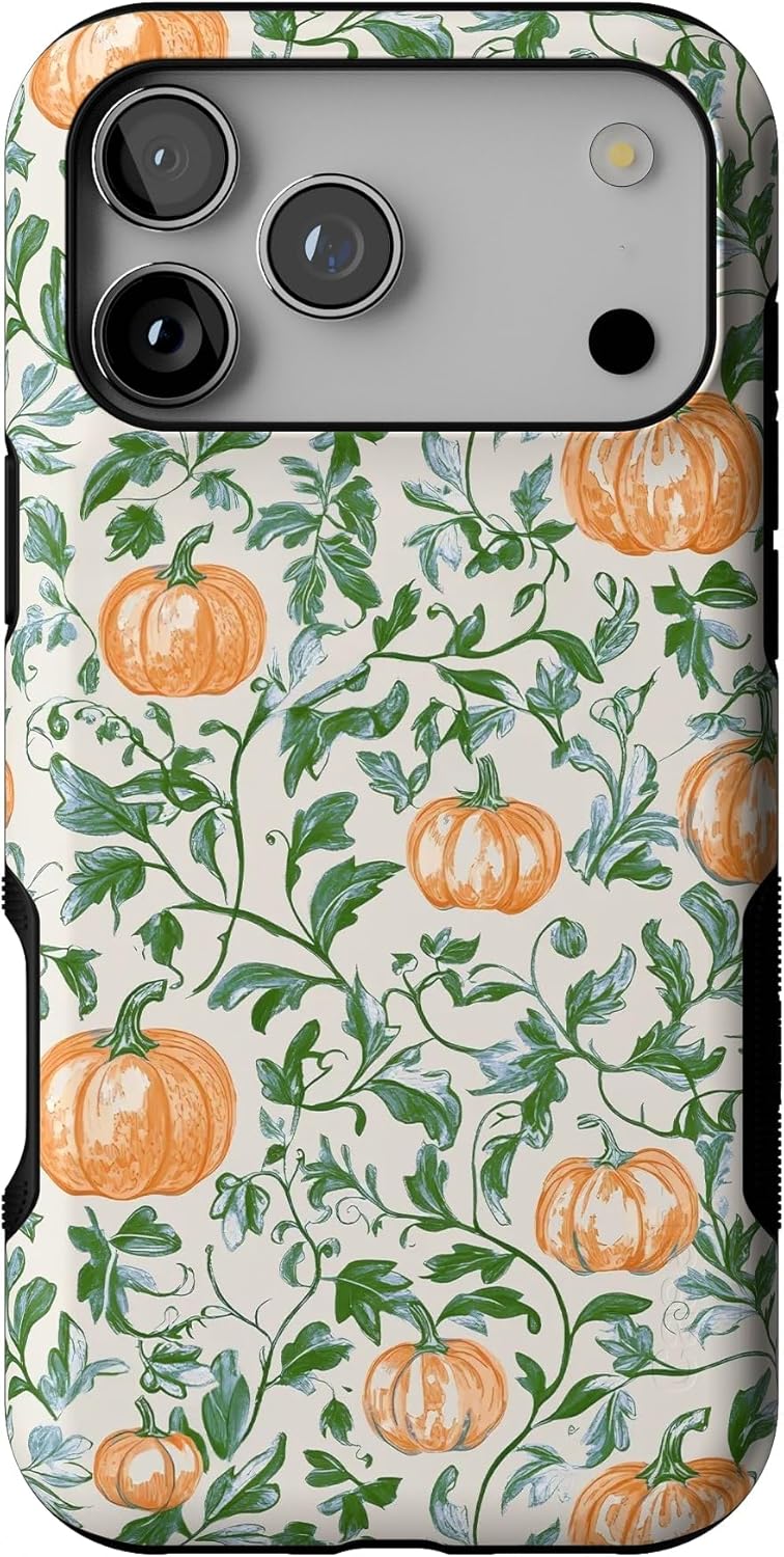 Casely iPhone 17 Pro Max Case - Pumpkin Patch Design with Protection