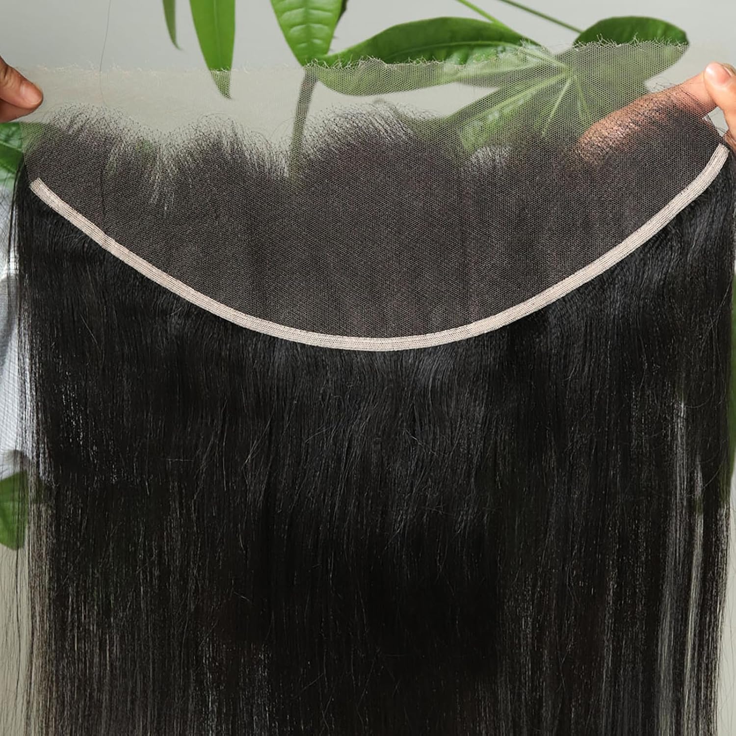 BEEOS Yaki Straight 13x4 HD Lace Frontal for Natural Look