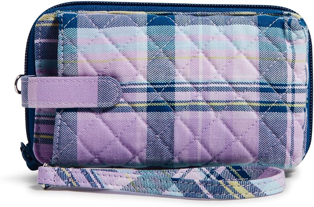 Vera Bradley Women's Cotton Smartphone Wristlet with RFID Protection