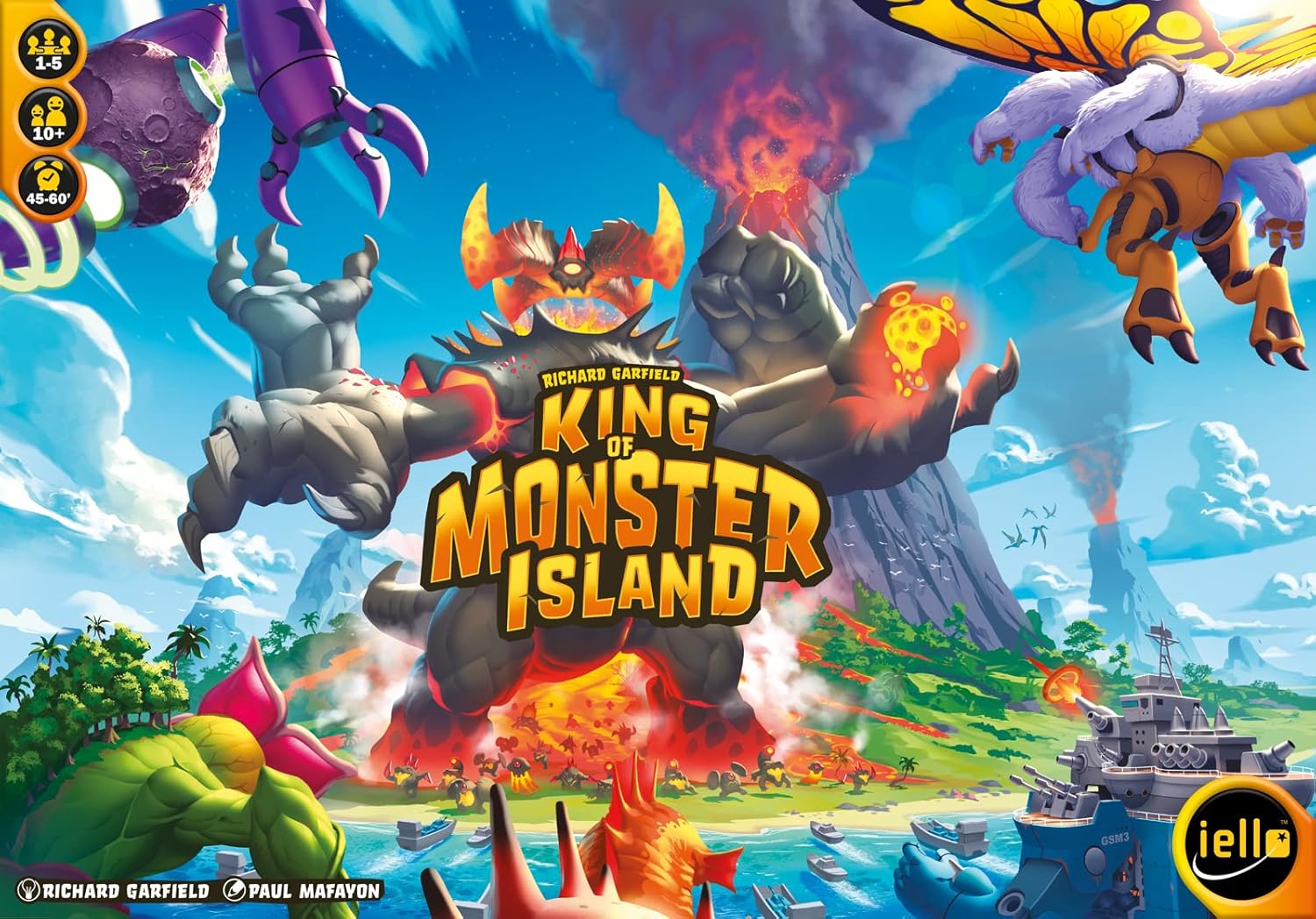 King of Monster Island Strategy Board Game for Family Fun