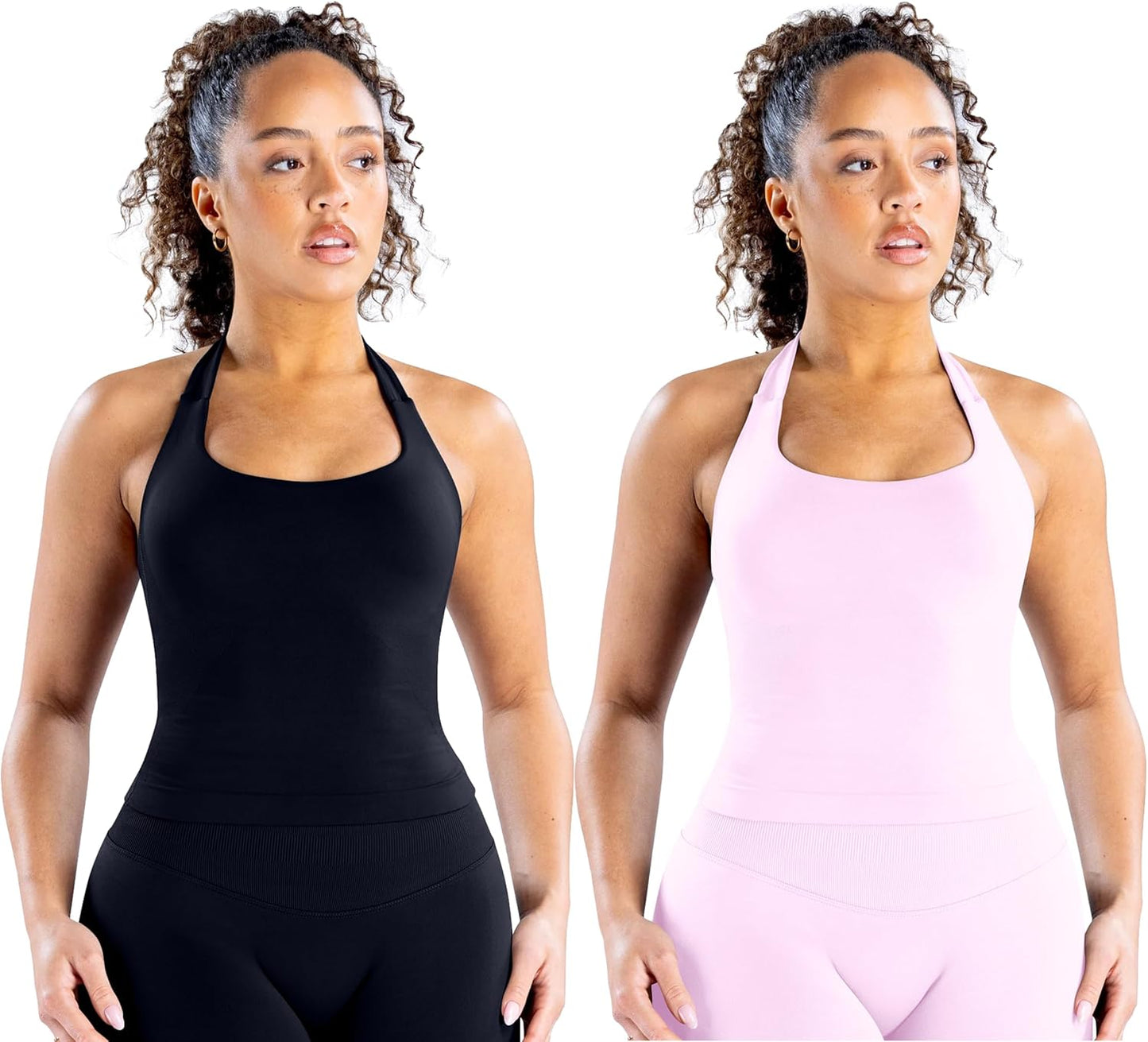 Impact Halter Top Sports Yoga Tanks for Women Workout Fitness