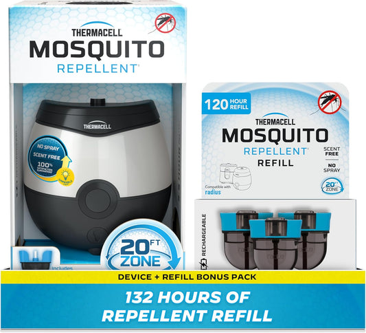 Thermacell E-Series Mosquito Repeller: Scent-Free Protection Zone