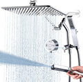 All Metal 14in Rain Shower Head with Handheld - Power Wash Mode