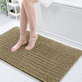 Arotive Chenille Bath Rug 44x24 in Camel - Extra Soft Shaggy
