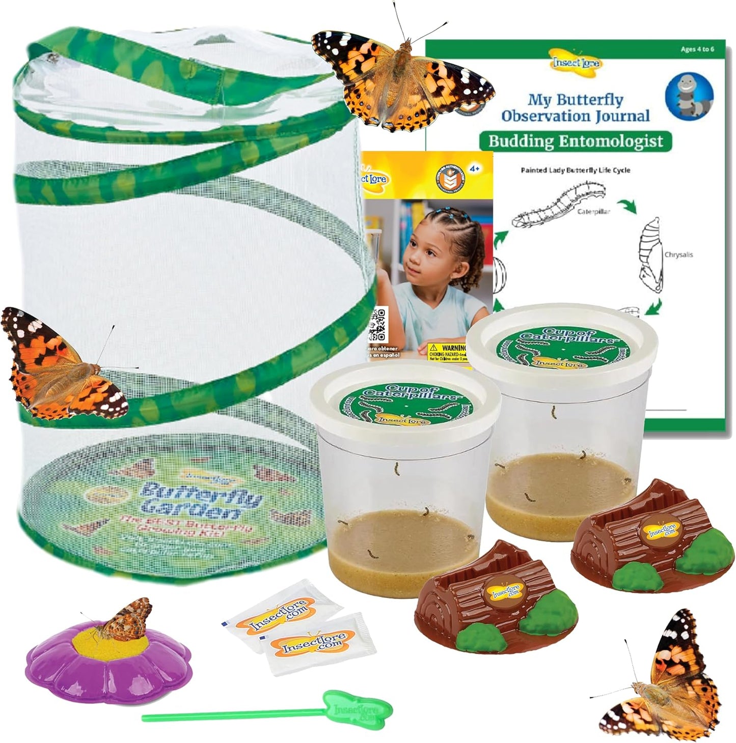 Insect Lore Butterfly Garden Kit for Educational Science Fun