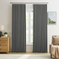Blackout Pinch Pleated Curtains 90 in - Privacy Drapes for Bedroom