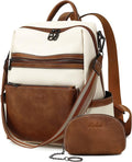 Leather Backpack Purse for Women Designer Shoulder Bag - Convertible