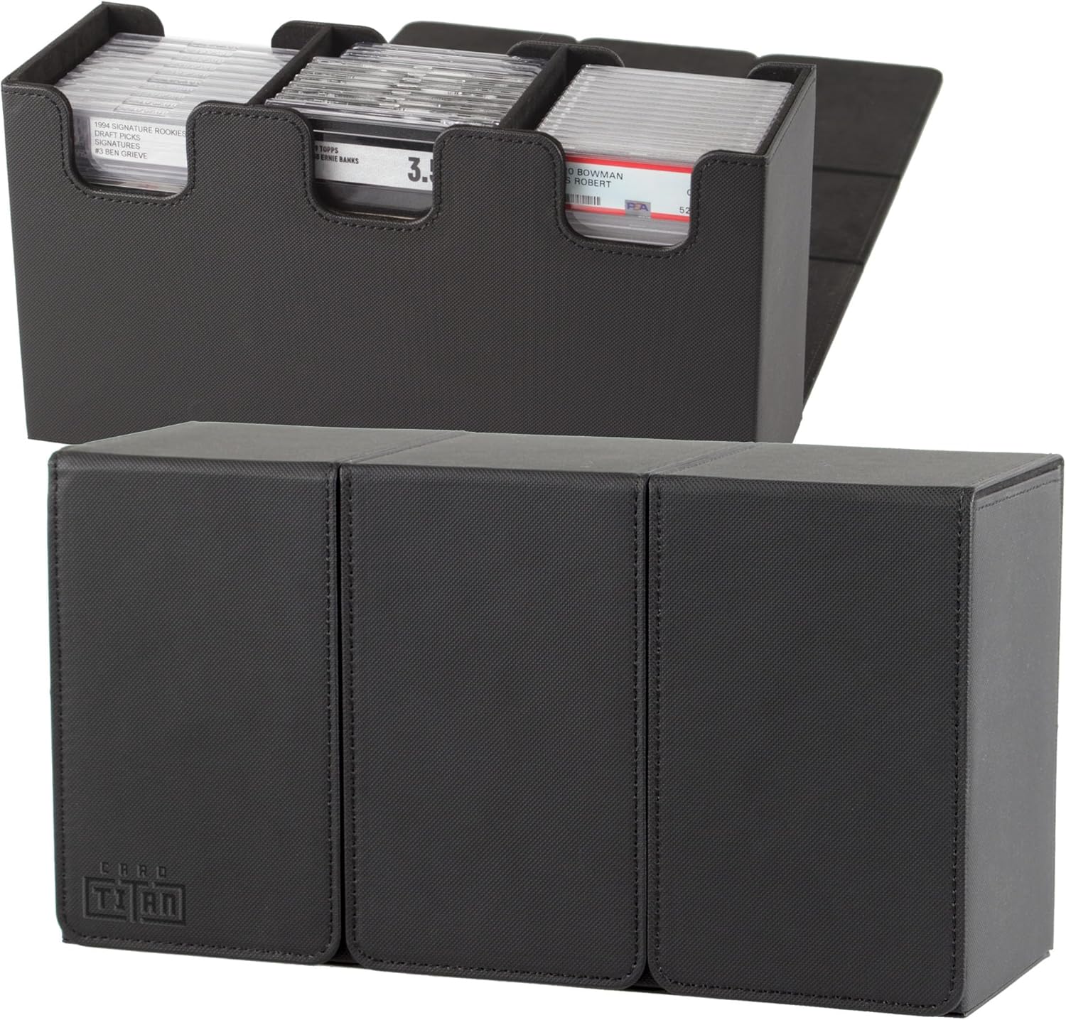 Slab Box Triple Row for Graded Sports and TCG Cards Storage