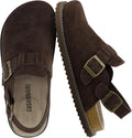 CUSHIONAIRE Brooklyn Suede Womens Slides Comfortable Clog Mules warmer