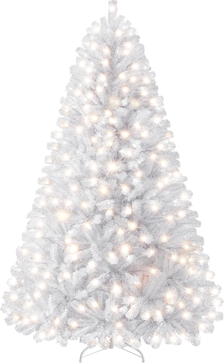 7.5ft Pre-lit Spruce Artificial Christmas Tree for Holiday Decor