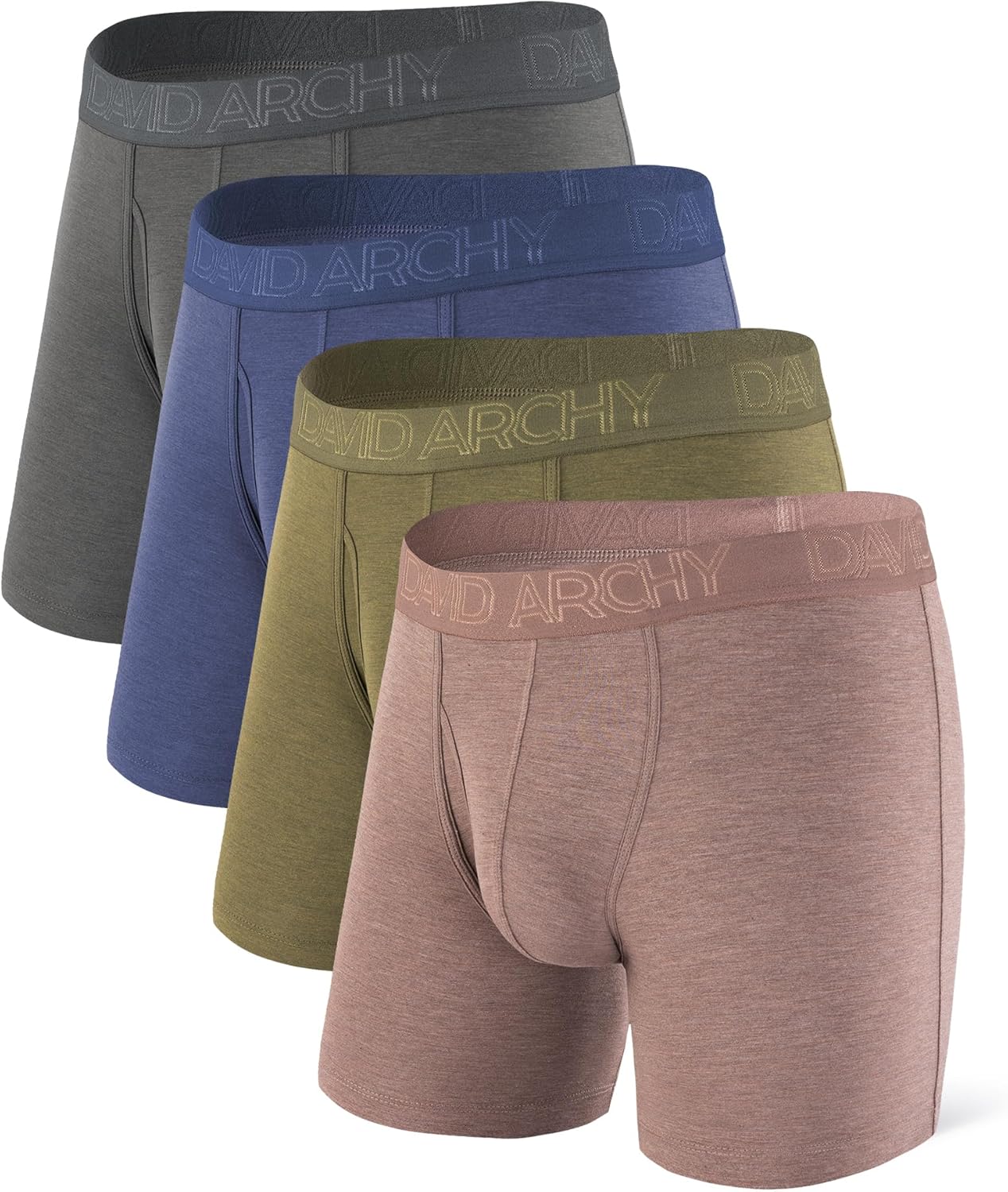 DAVID ARCHY Mens Underwear Boxer Briefs for Ultimate Comfort