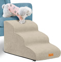 Topmart 3 Tiers Foam Dog Ramps for Older Dogs and Cats
