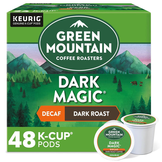 Dark Magic Decaf Pods, Bold Flavor, 48 Ct, Green Mountain