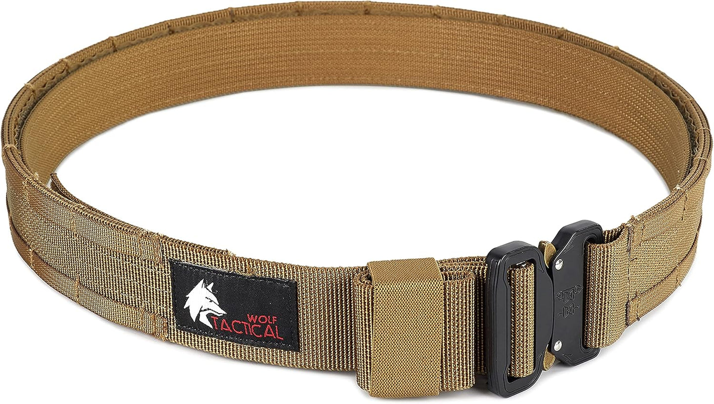 WOLF TACTICAL Molle Duty Belt - Tactical Gun Belt for Duty Use