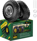4.10/3.50-4 Flat Free Tire and Wheel 10in Replacement - Durable