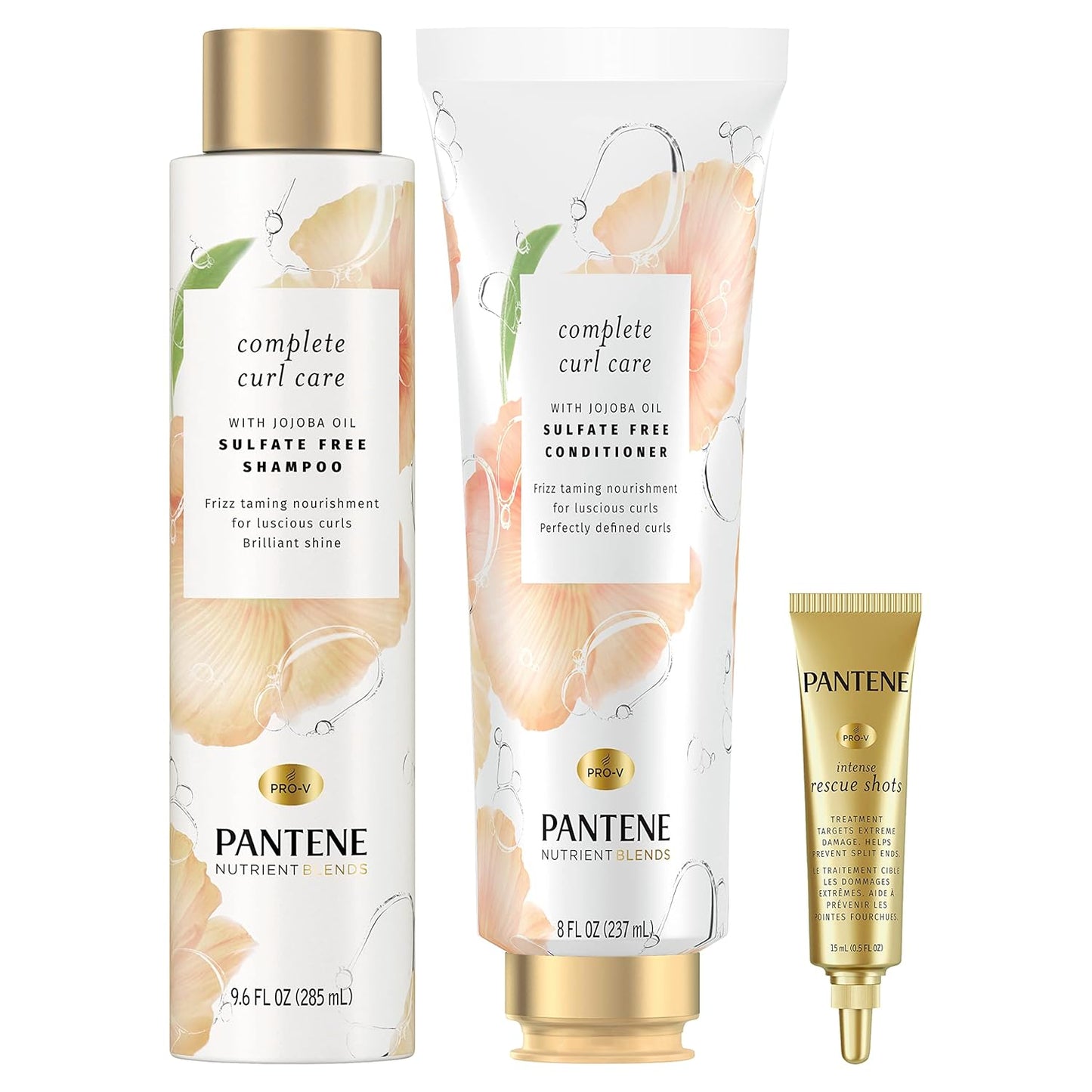 Pantene Curl Care Trio with Jojoba Oil
