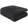 Black Oversized Toddler Comforter 43x60 in - Super Soft Microfiber