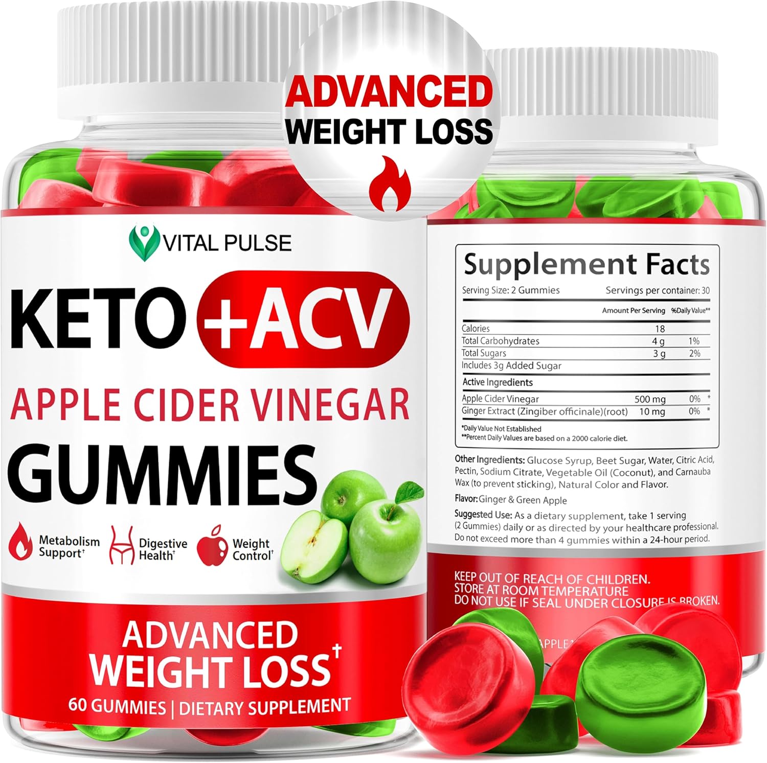 Vital Pulse Keto ACV Gummies - Advanced Weight Loss