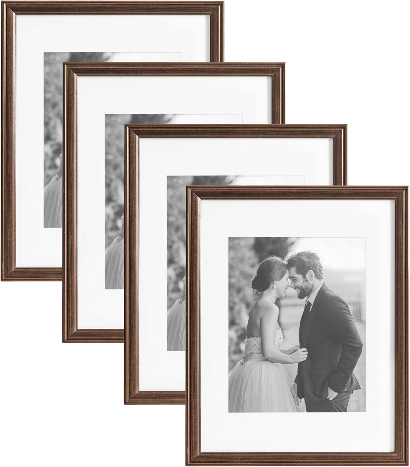 Adlynn Rectangle Picture Frame Set of 4 for Gallery Wall Decor