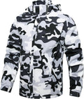 Men's Lightweight Waterproof Rain Jacket - Packable Hiking Shell Coats
