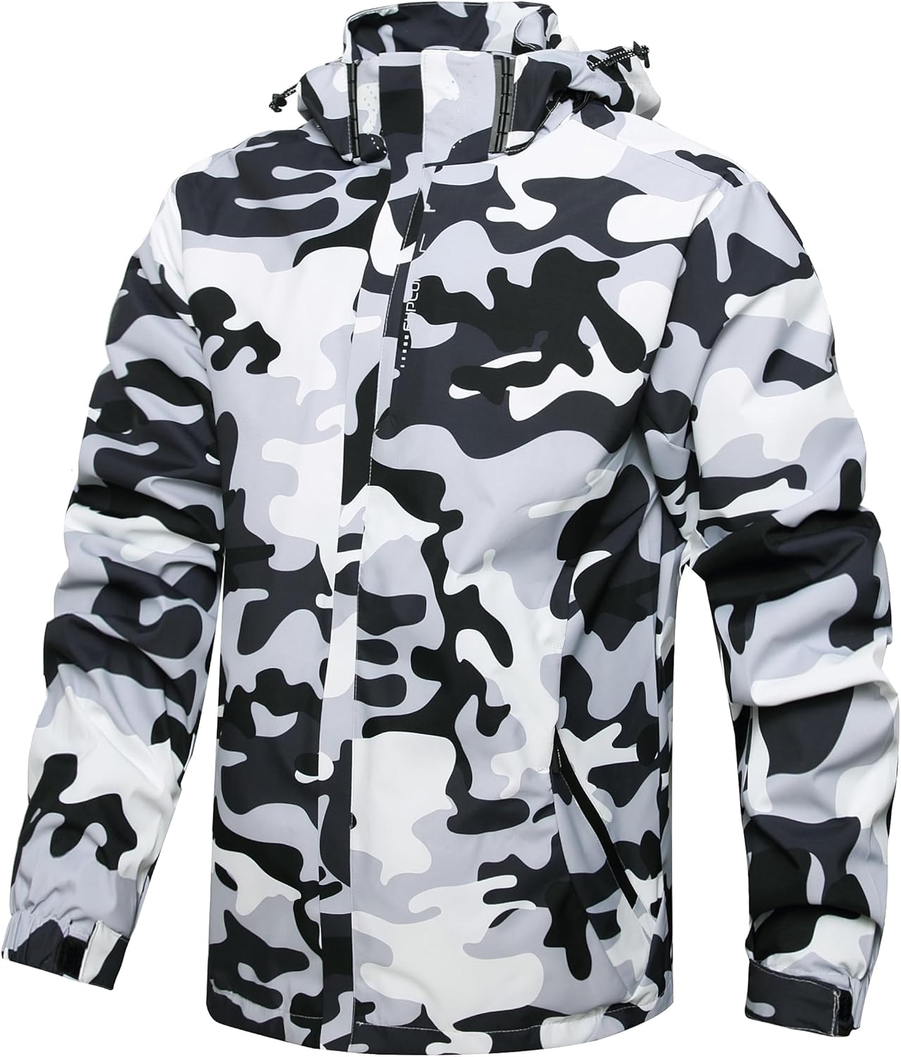 Men's Lightweight Waterproof Rain Jacket for Outdoor Activities