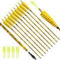 31Inch Carbon Arrows for Practice Hunting with Camo Fletching