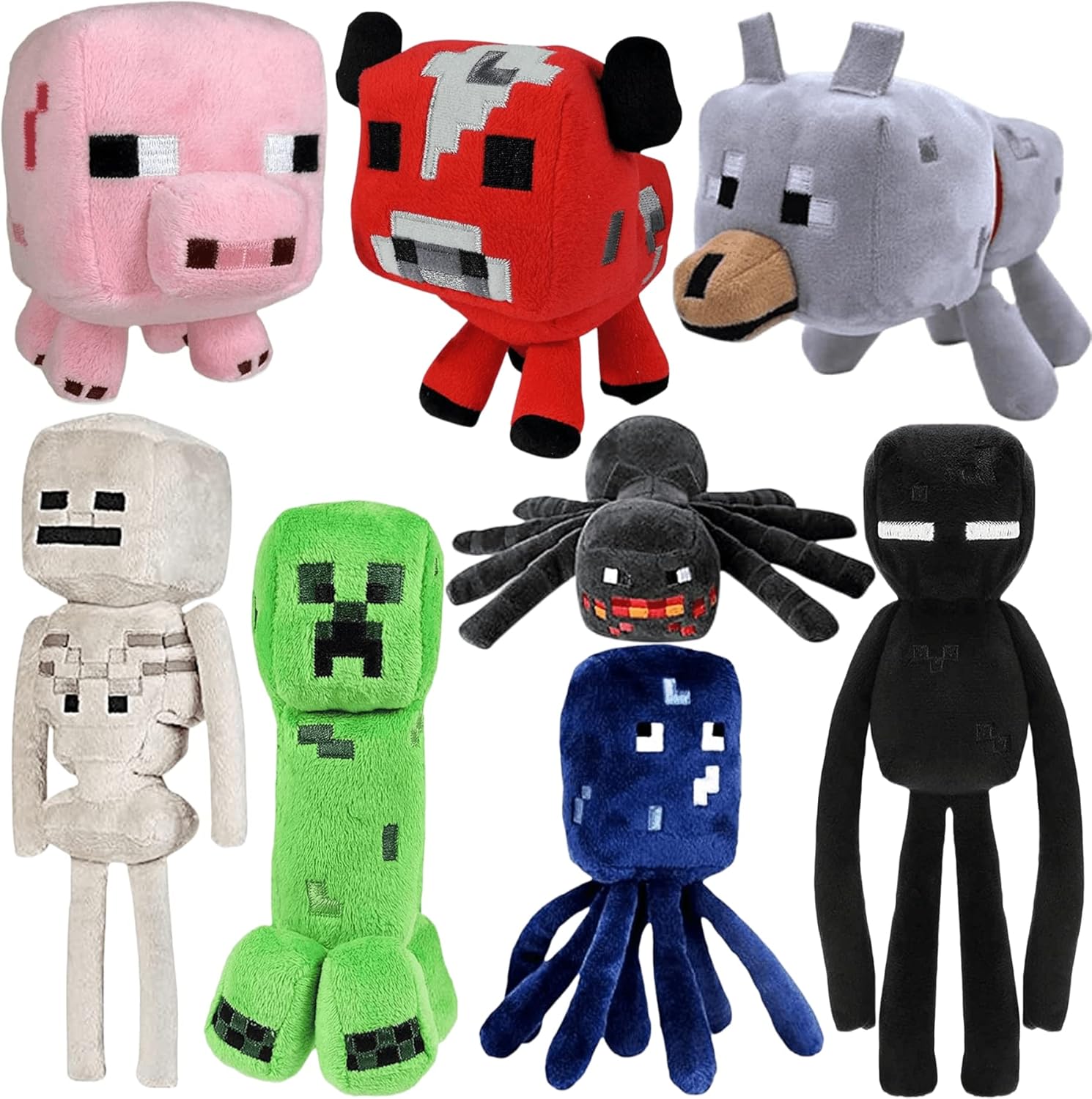8-Pack Game Stuffed Animals Toys for Kids and Fans - Plush Set