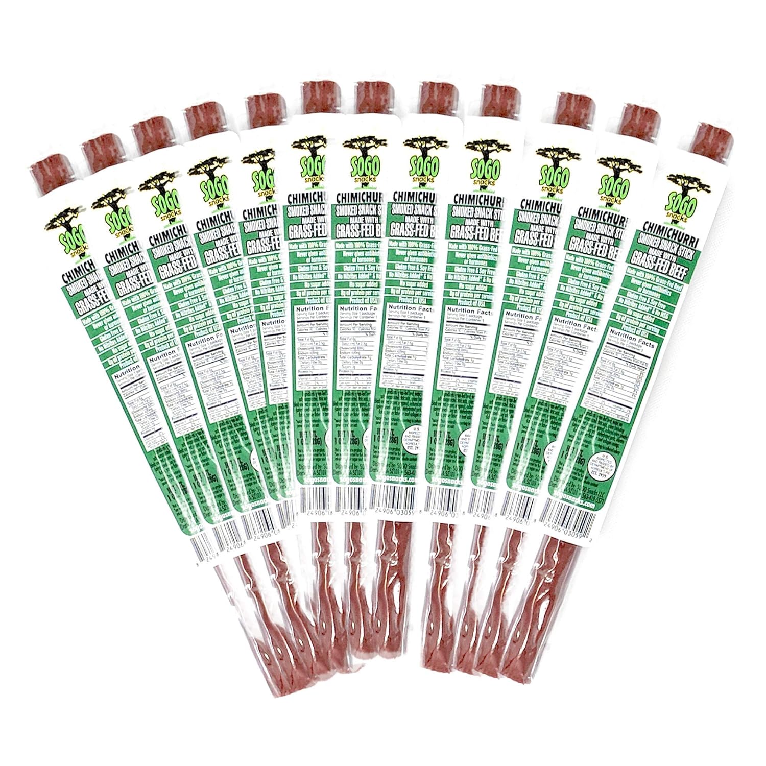 Chimichurri Beef Sticks - No Sugar, Low Carb, Gluten Free Snack