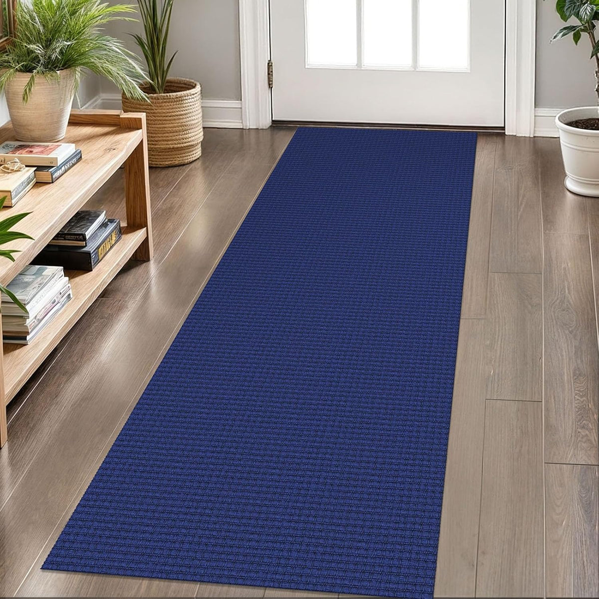 KOZYFLY 2x6 ft Washable Non Slip Rubber Backed Hallway Runner