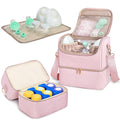 Fasrom Breast Pump Bag with Cooler Compartment - Hands Free Pump Tote