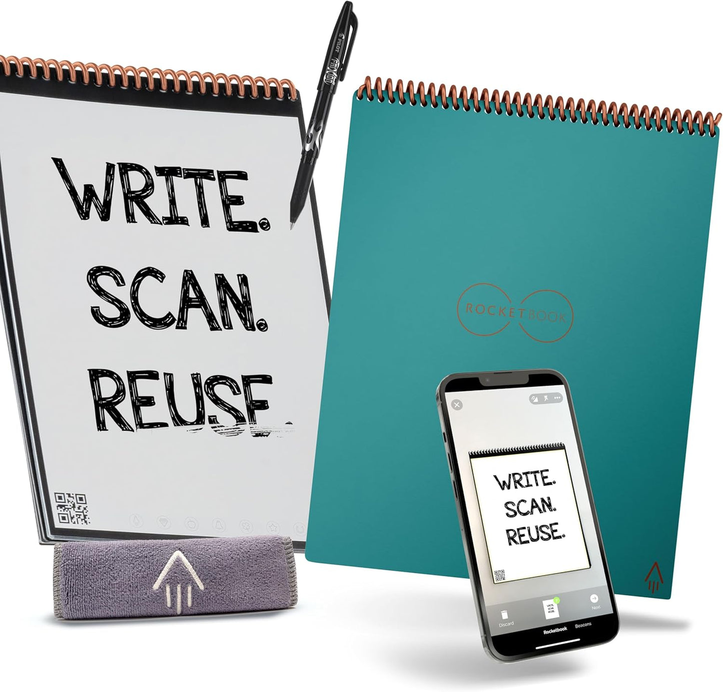 Rocketbook Flip Reusable Smart Notepad for Eco-Friendly Writing