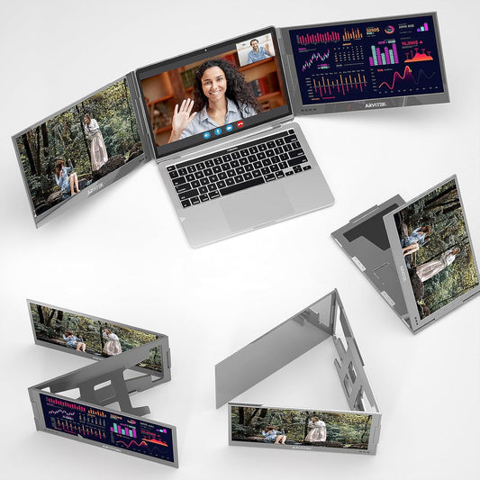 Arvitek 15.6 FHD Triple Screen Extender