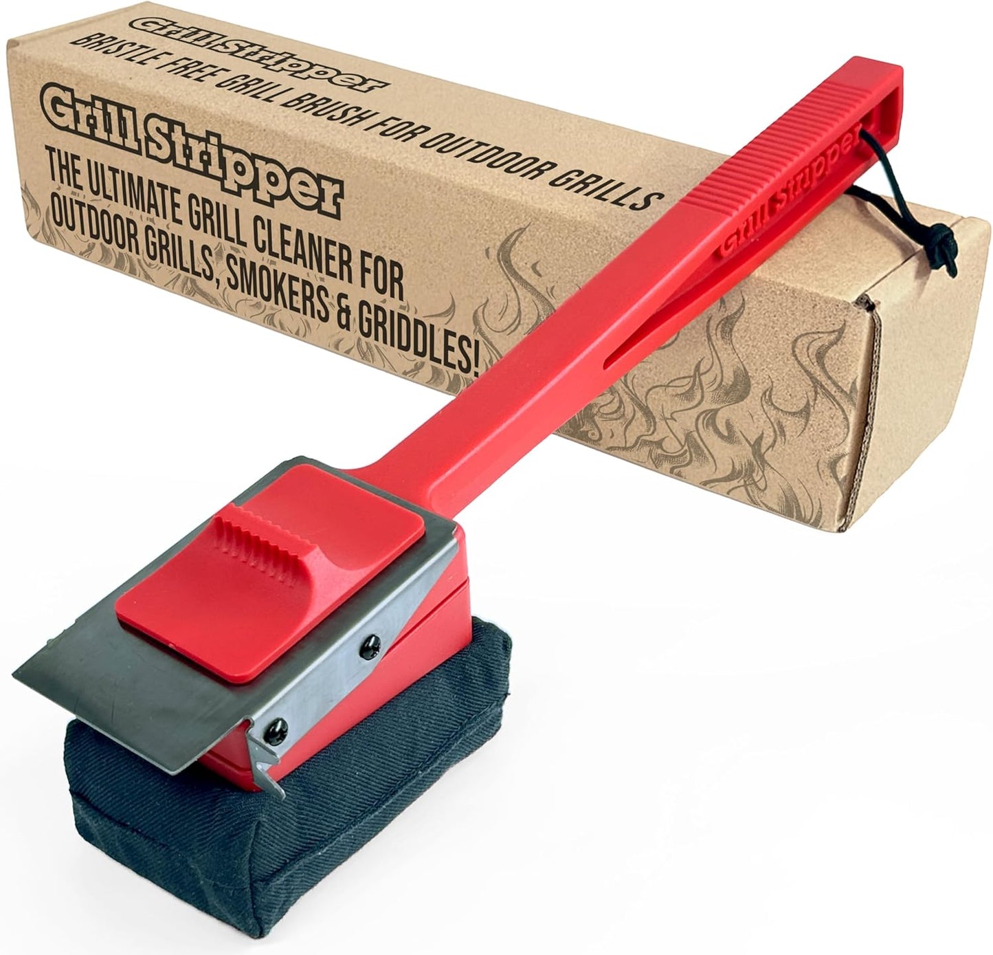 Bristle Free Grill Brush for Outdoor Grill Cleaning Made Easy