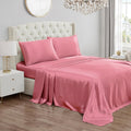 Juicy Couture Queen Size Satin Bed Sheet Set - Silky Deep Pocket Queen