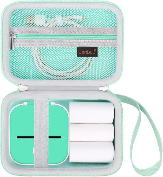 Canboc Portable Green Case for T02 Mini Printer