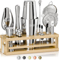 Mixology Bartender Kit 16-Piece Cocktail Shaker Set - Complete Home