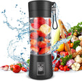 Portable Blender Black - Personal USB Rechargeable Smoothie Maker