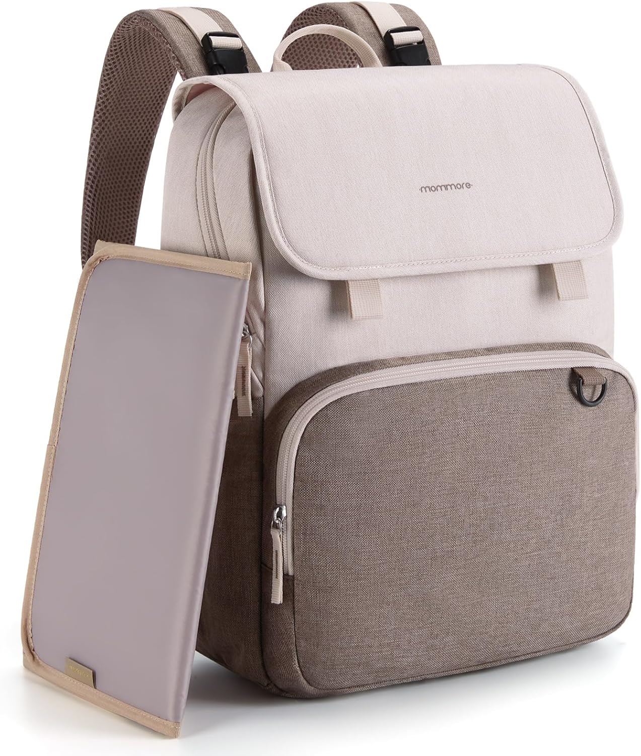 mommore Diaper Bag Backpack with Insulated Pockets and More