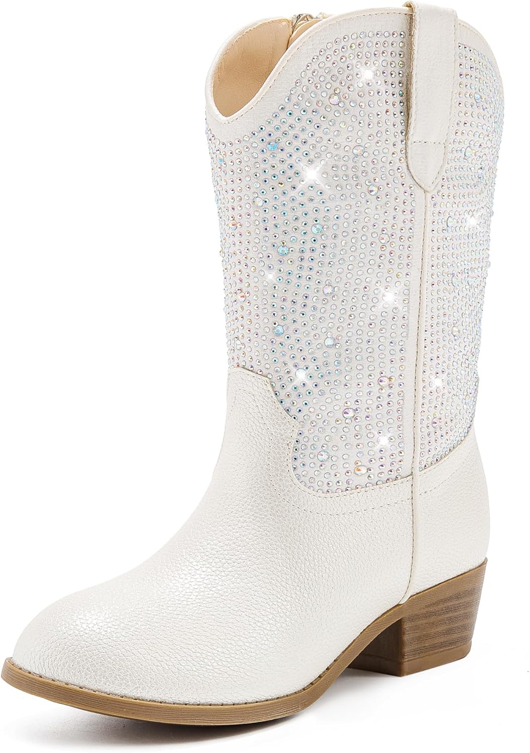 Rhinestone Sparkly Girls Cowgirl Boots for Little Kids Fun