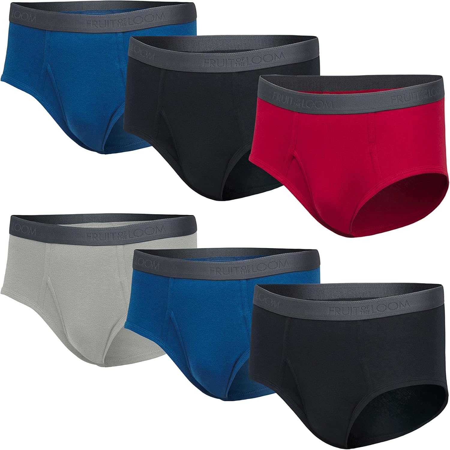 Fruit of the Loom Men's Premium Cotton Underwear for Comfort