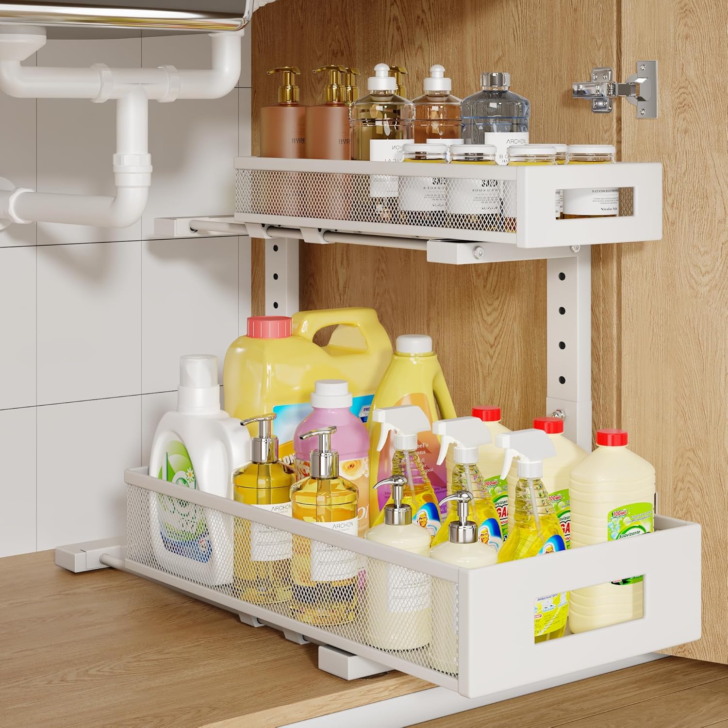 Biboraya 17IN Depth Under Sink Storage Organizer Review