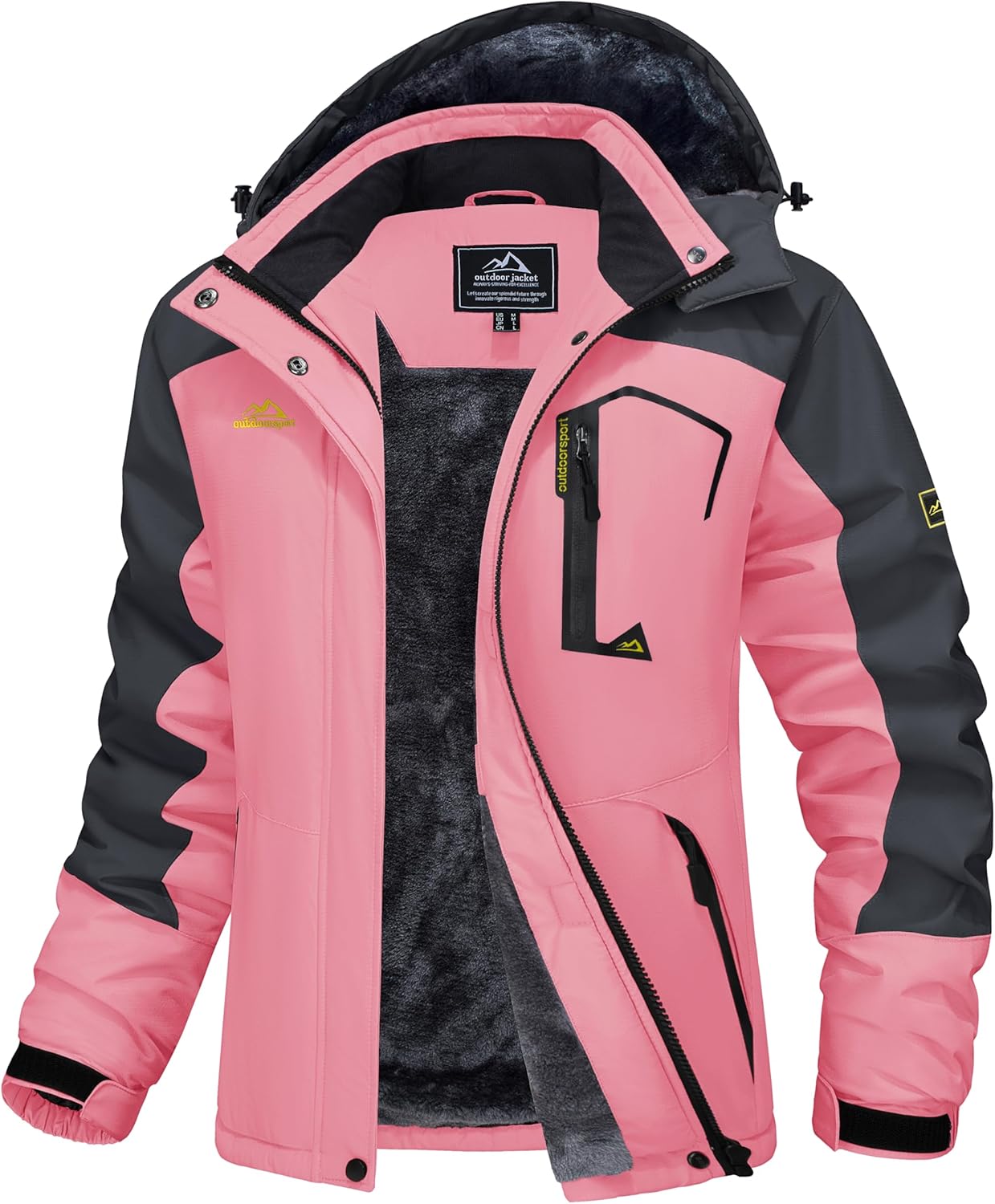 MAGCOMSEN Womens Ski Jacket Waterproof Insulated Winter Coat