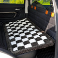 Dog Bed for Car Backseat Mat Black&White 24.8x54in - Non-Slip Travel