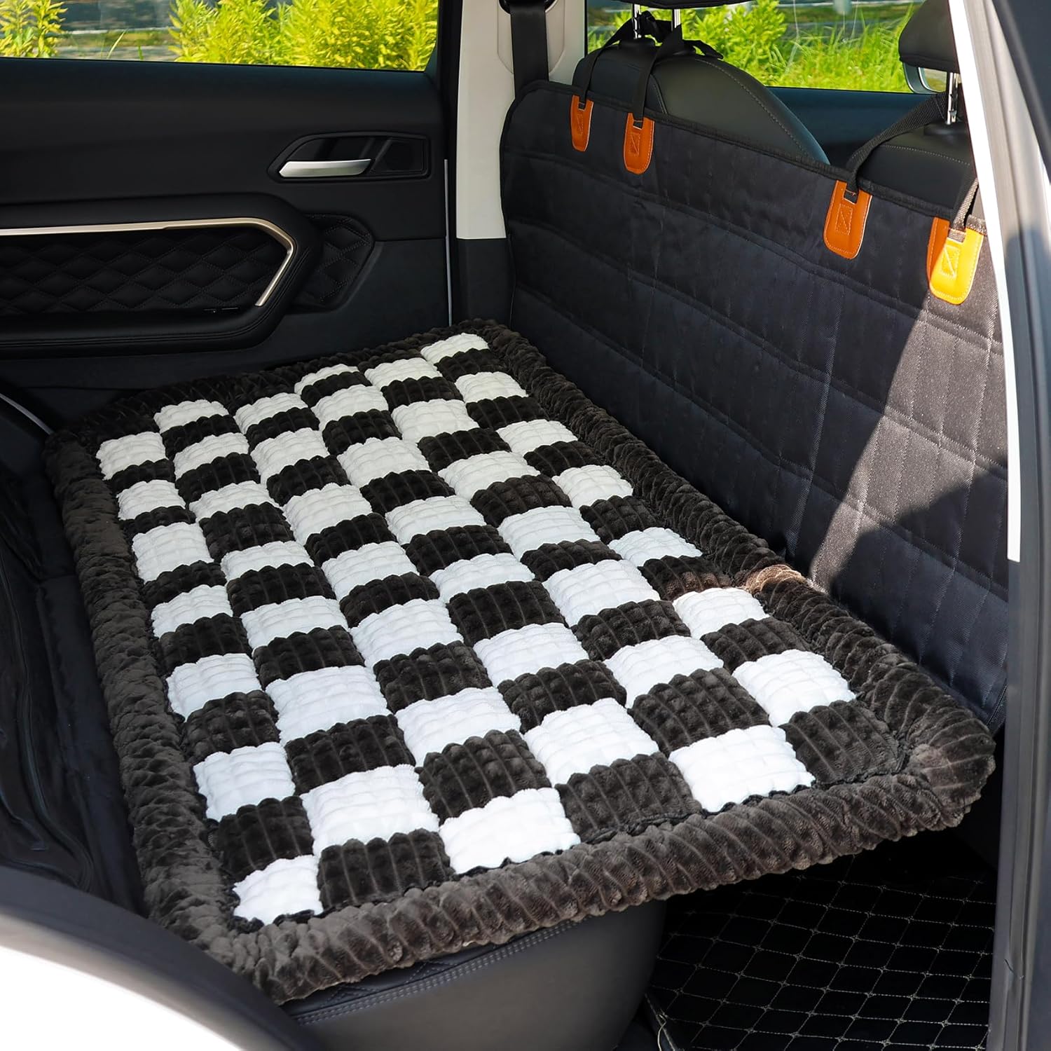 Dog Bed for Car - Non-Slip Travel Pet Mat for Backseat Use