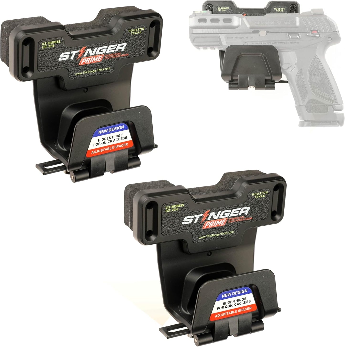 Stinger Prime Gun Magnet Mount with Trigger Guard Protection